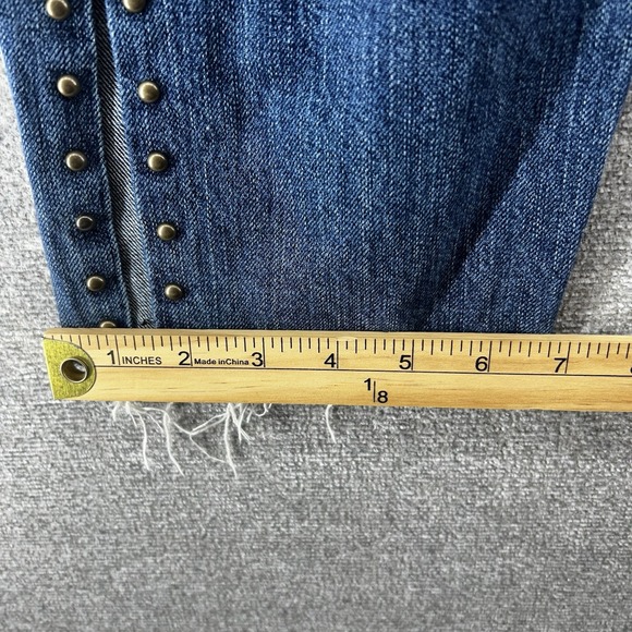 Citizen of Humanity Liya Jeans Women 31 High Rise Classi Fit Crop Blue Denim USA - Picture 11 of 15